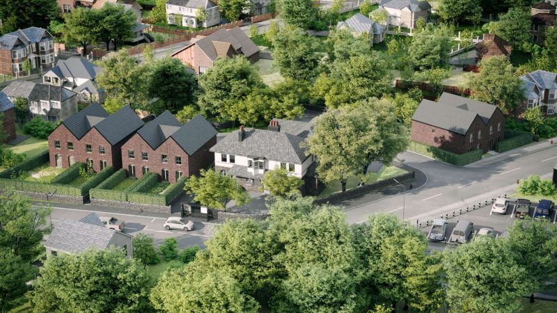 The CGI in this case have been used as planning application materials