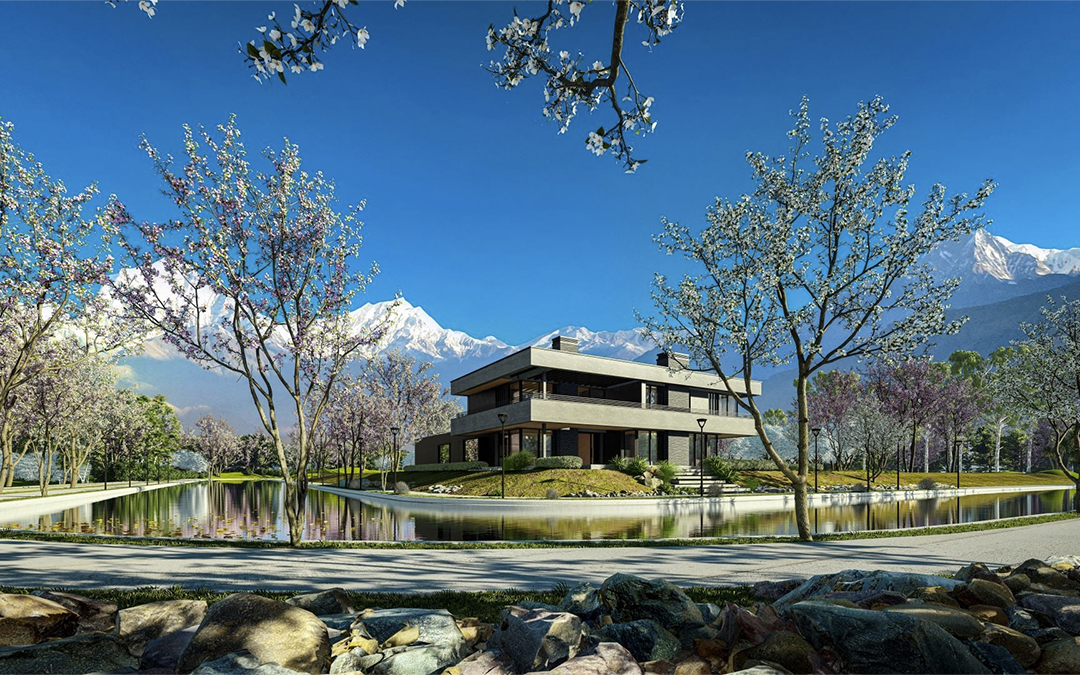 When a development is this spectacular, CGI is the ideal method of advertisement.