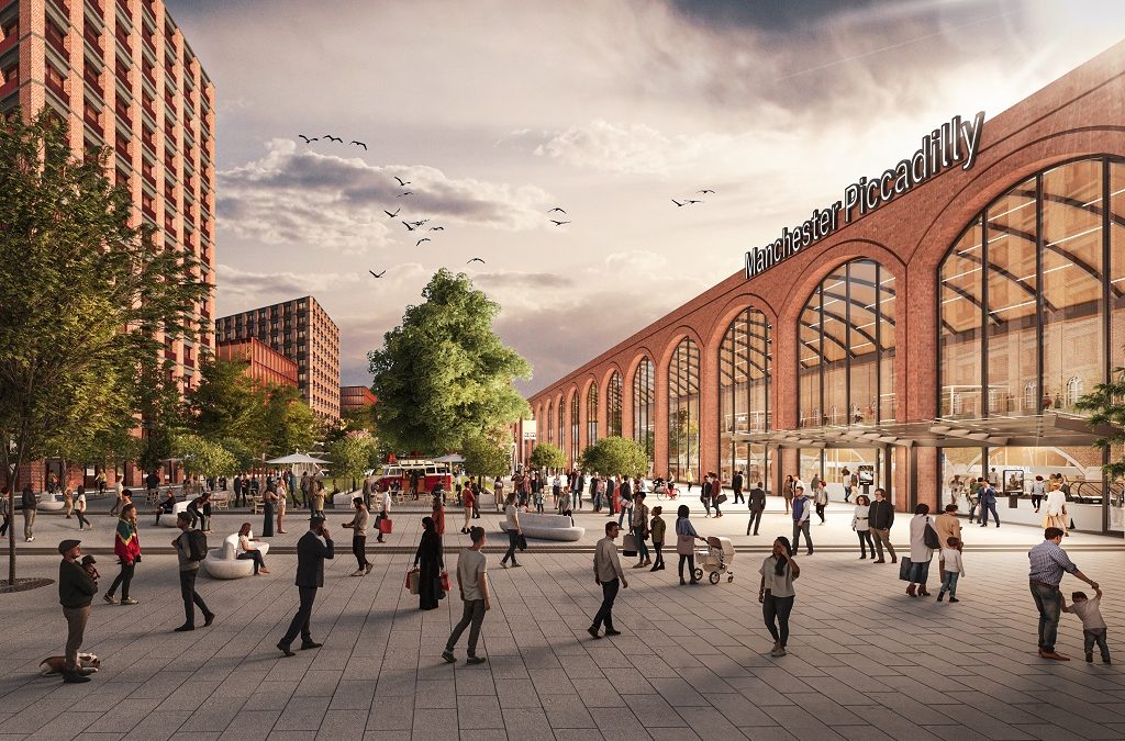 Here’s How an Underground HS2 Piccadilly Station’s Entrance Could Look.
