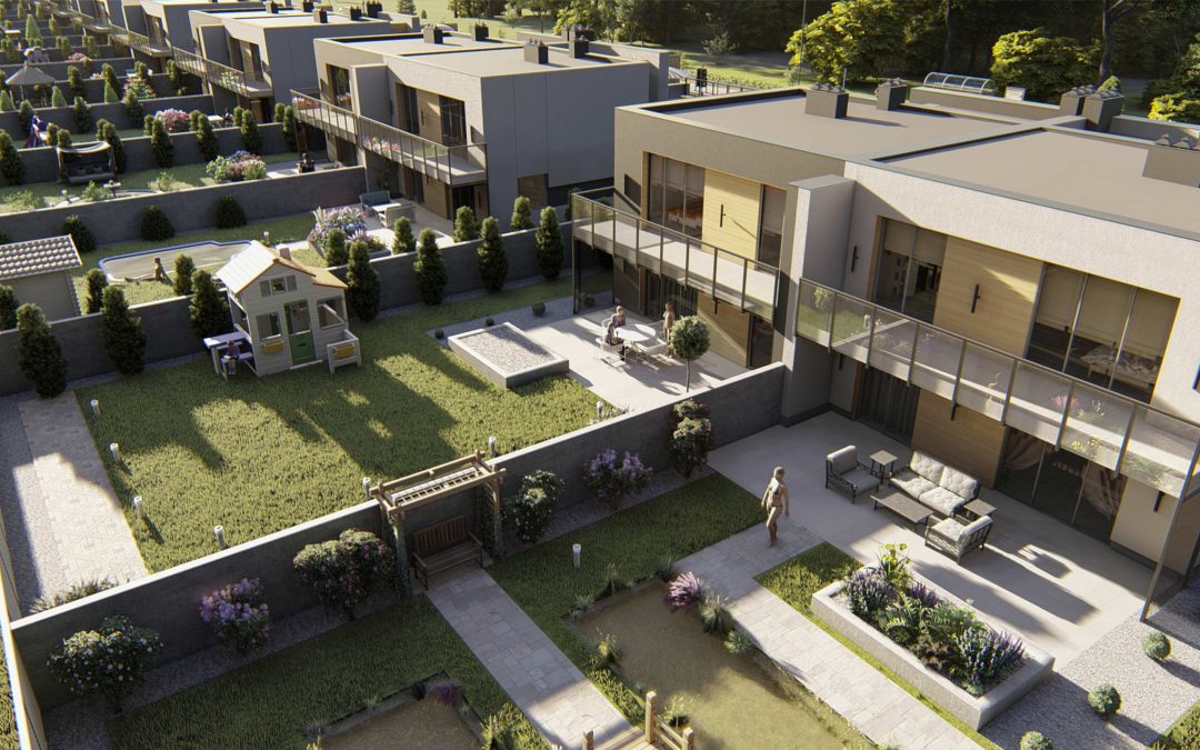 3D Images Residential Suburbs