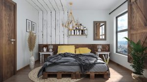 Rustic Elegance Meets Modern Comfort: A Stylish Urban Retreat